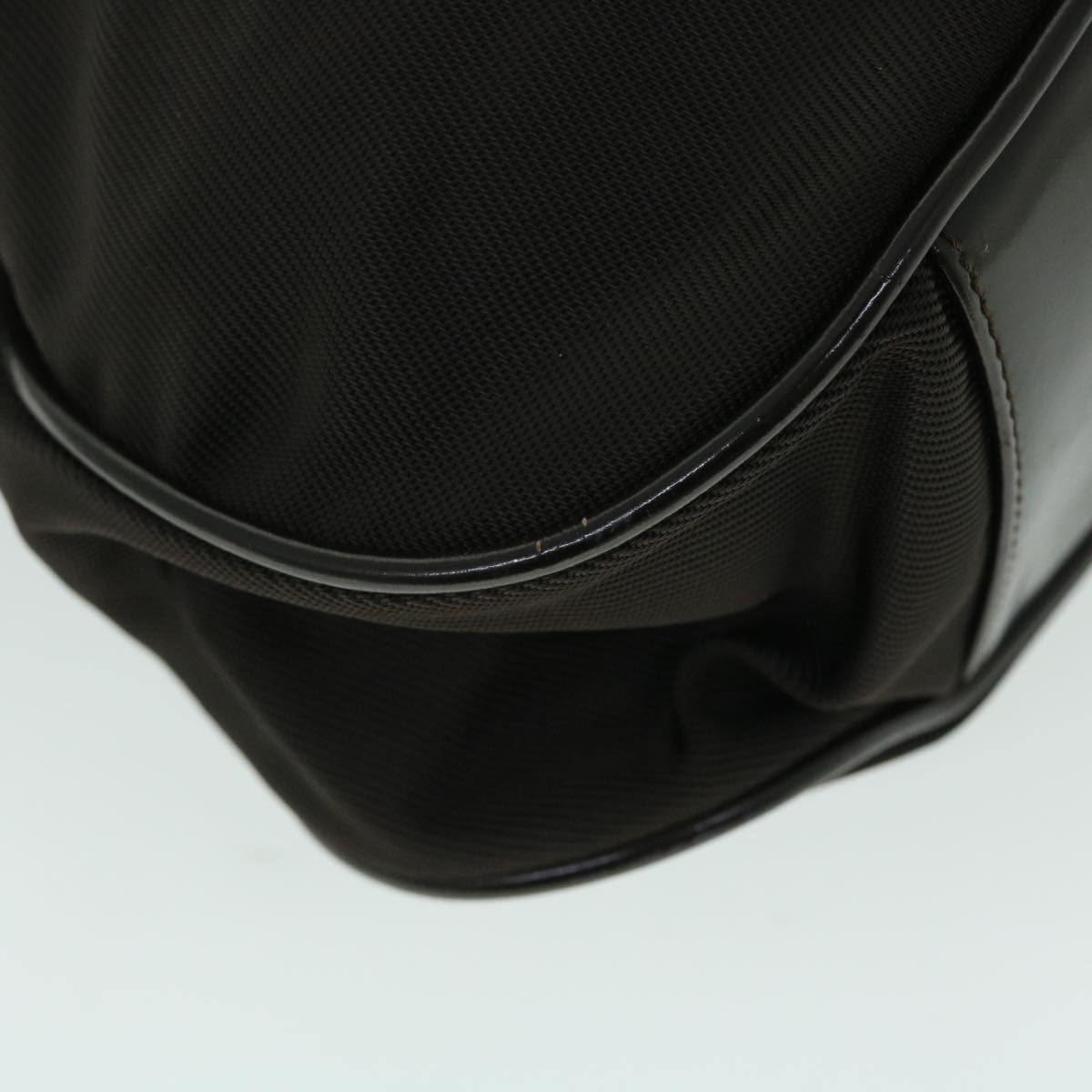 GUCCI Bamboo Shoulder Bag Nylon Black 001 2852 1577 5 52877