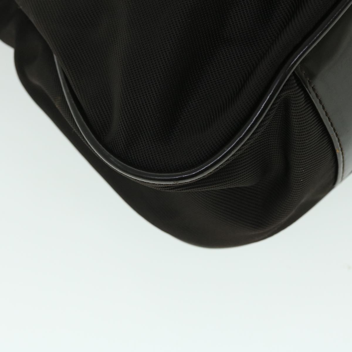 GUCCI Bamboo Shoulder Bag Nylon Black 001 2852 1577 5 52877