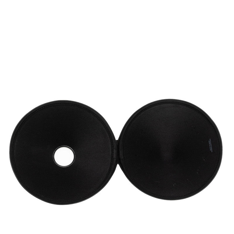 Louis Vuitton Monogram Horizon Lighting Speaker Obje QAC000 Gummetal Black Stainless Leather Men LOUIS VUITTON