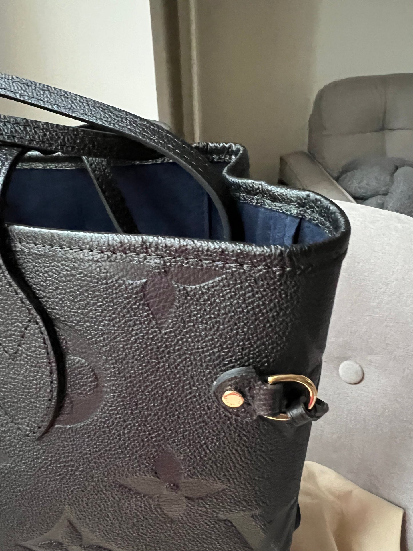 Louis Vuitton Neverfull MM Black Empreinte (RRP £1,940)