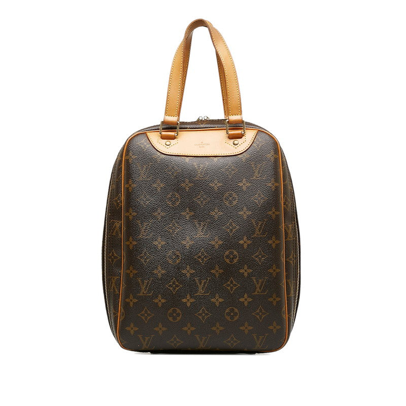 Louis Vuitton Monogram Exercise Handbag M41450 Brown PVC Leather  Louis Vuitton