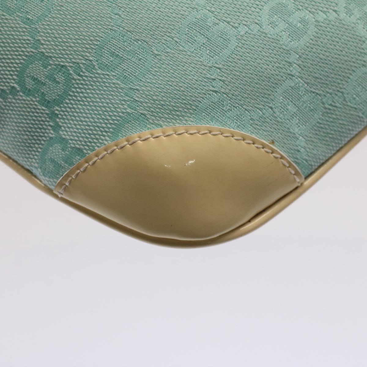 GUCCI GG Canvas Shoulder Bag Light Blue 001 4158 53005