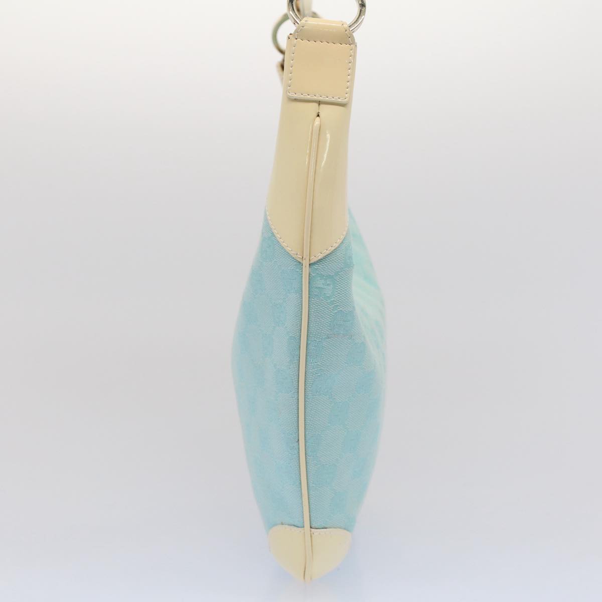 GUCCI GG Canvas Shoulder Bag Light Blue 001 4158 53005