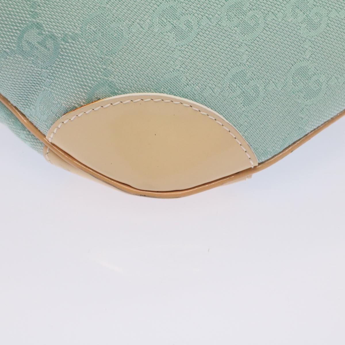 GUCCI GG Canvas Shoulder Bag Light Blue 001 4158 53006