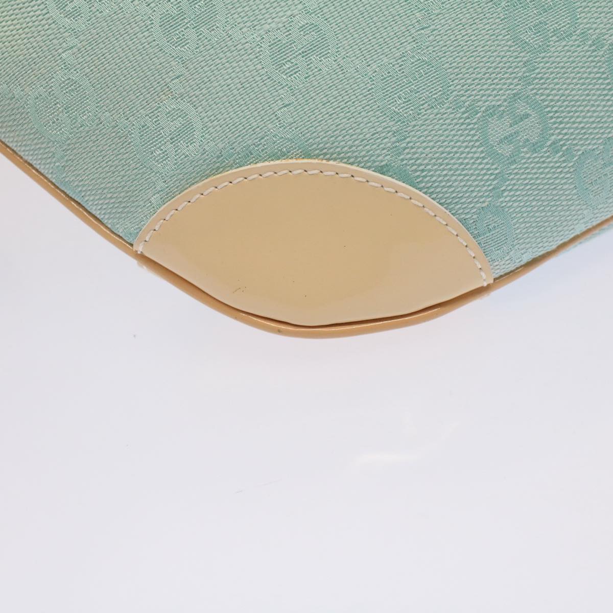 GUCCI GG Canvas Shoulder Bag Light Blue 001 4158 53006