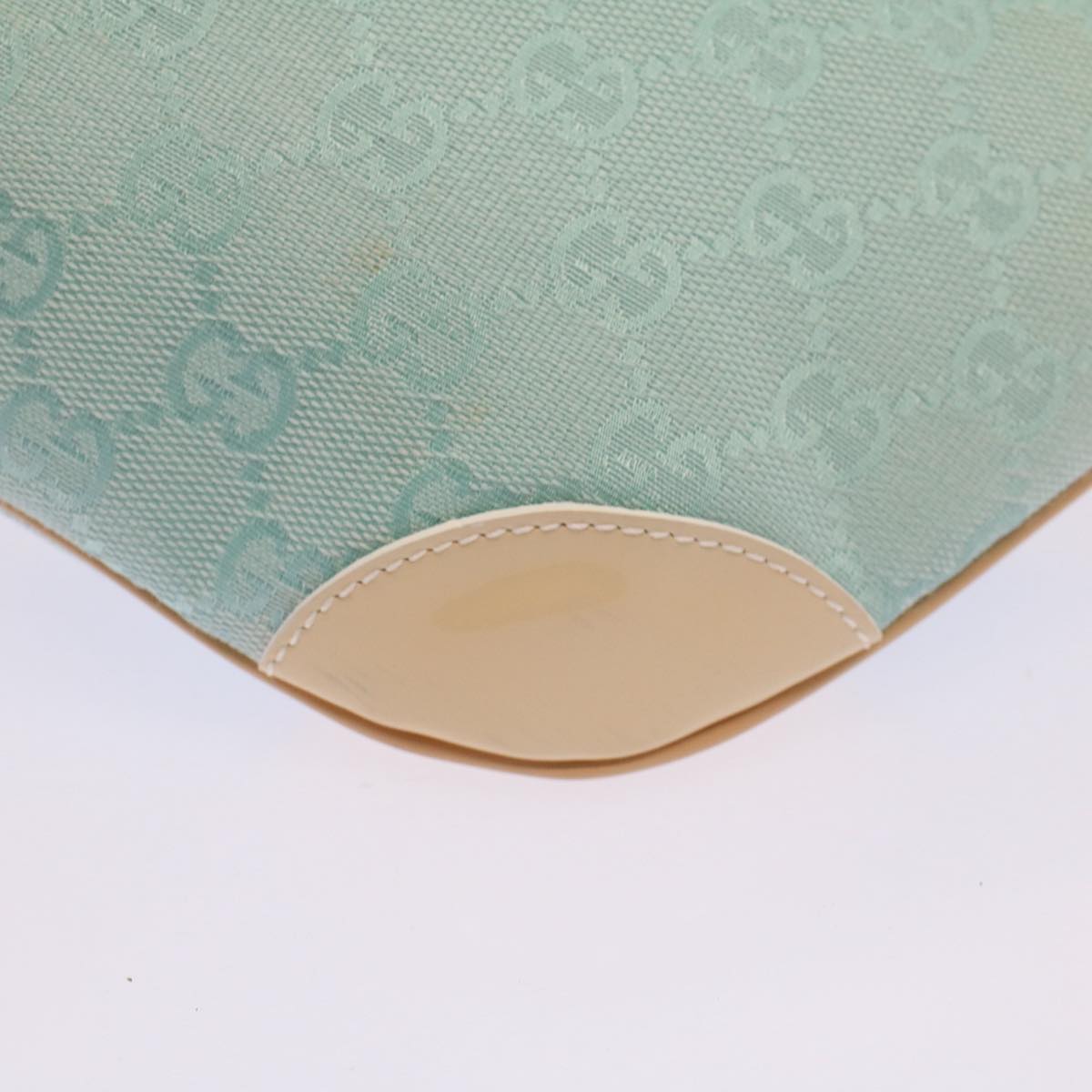 GUCCI GG Canvas Shoulder Bag Light Blue 001 4158 53006