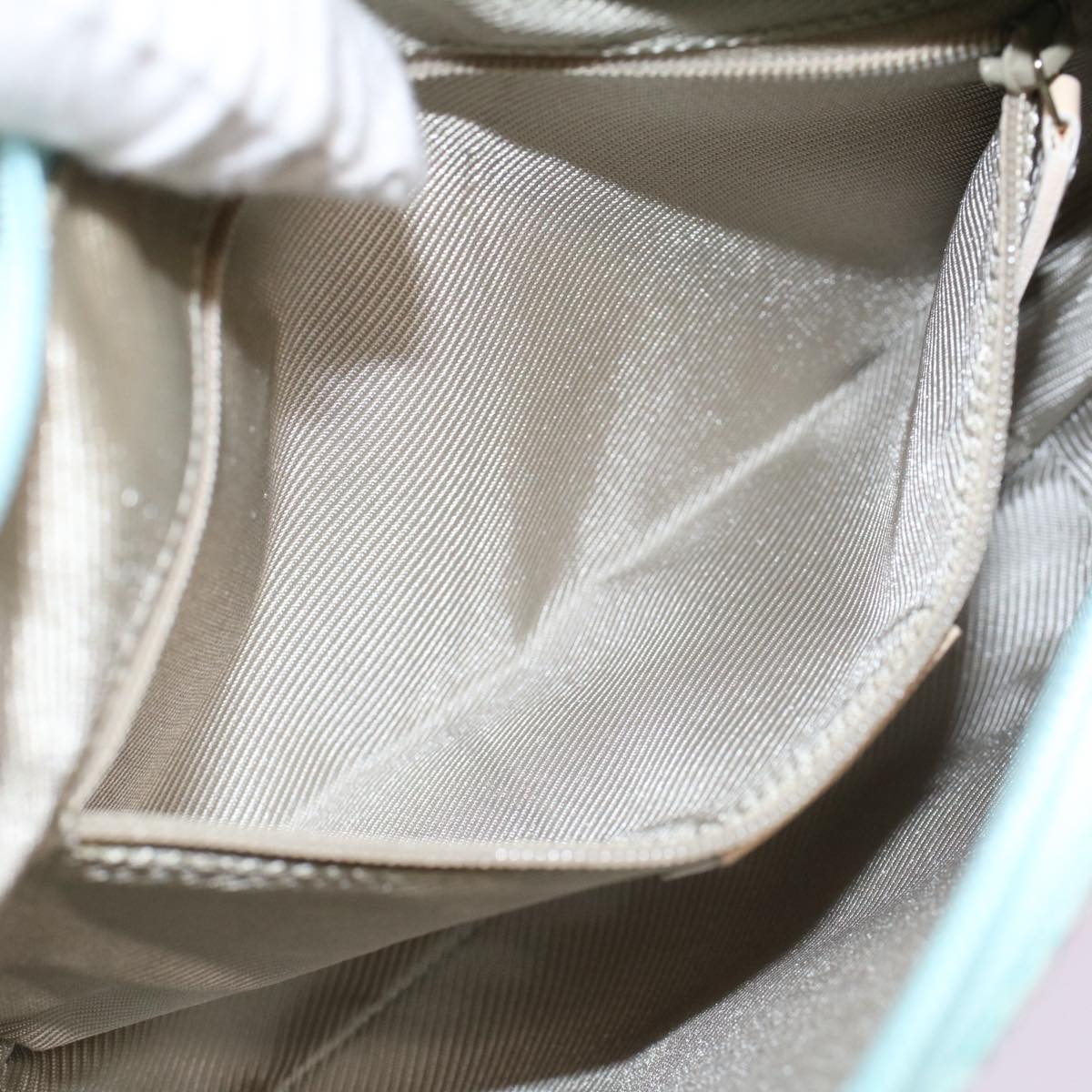 GUCCI GG Canvas Shoulder Bag Light Blue 001 4158 53006