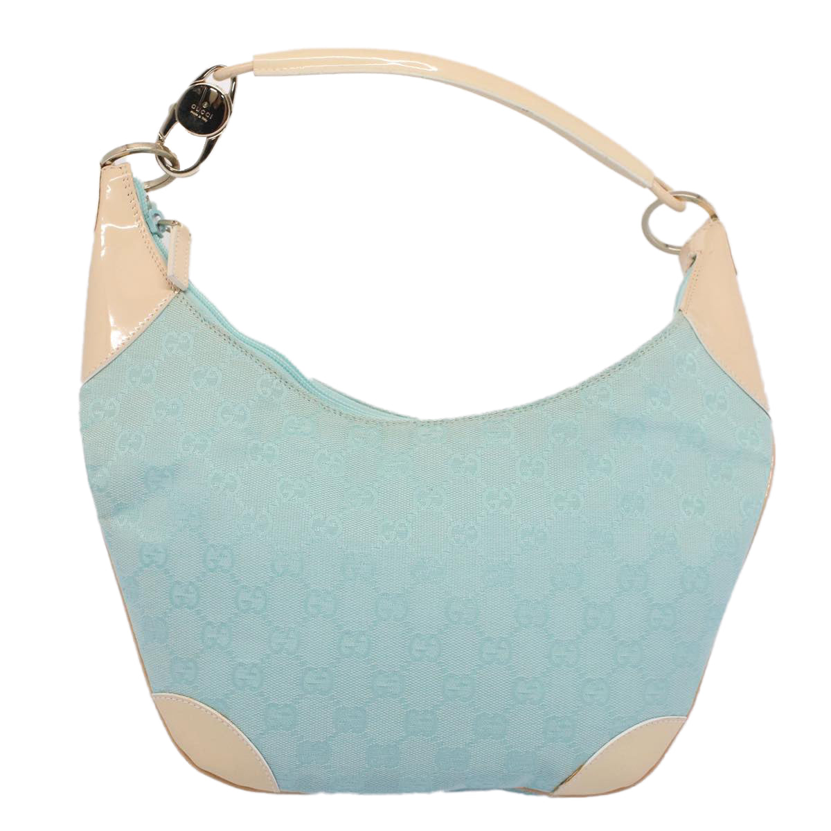 GUCCI GG Canvas Shoulder Bag Light Blue 001 4158 53006