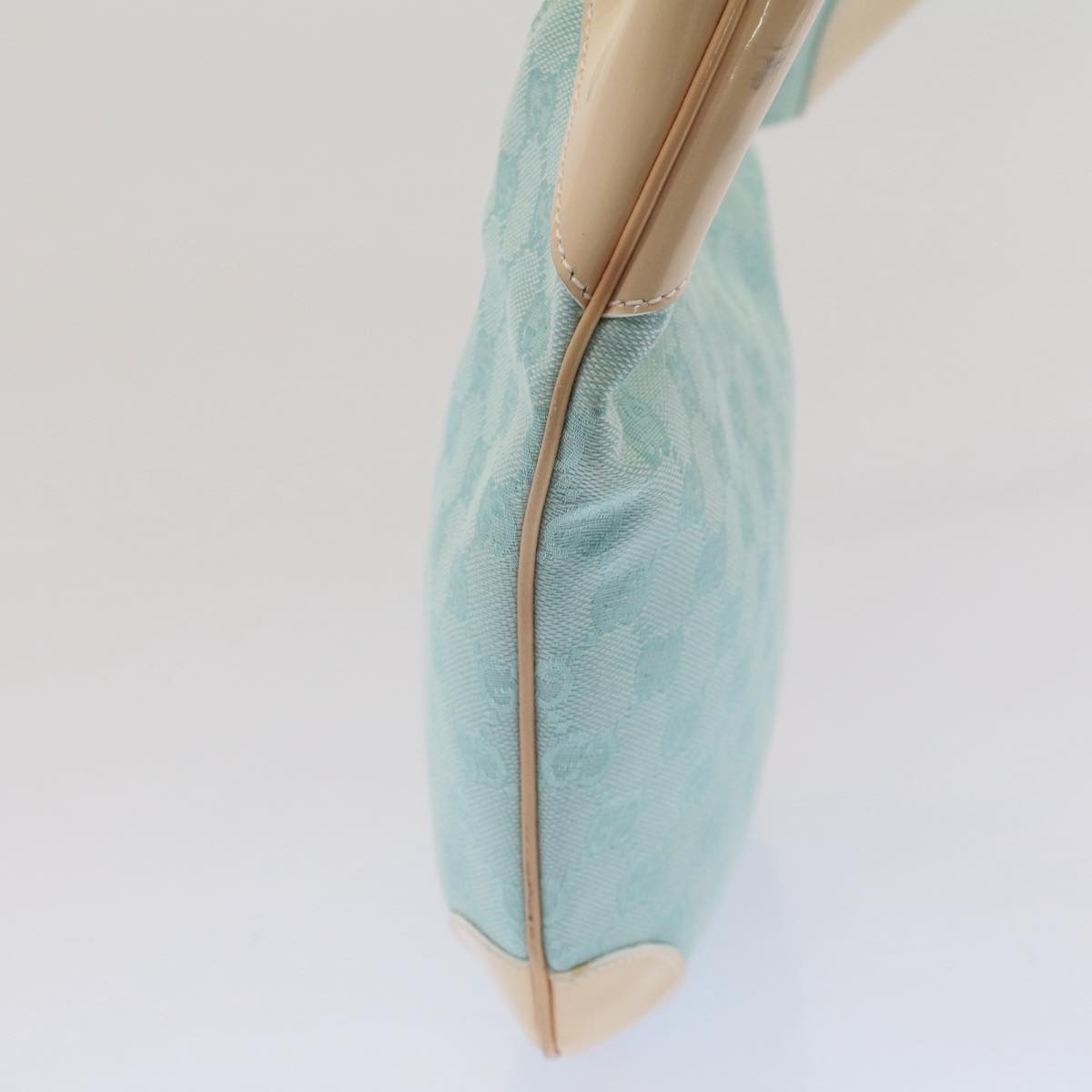 GUCCI GG Canvas Shoulder Bag Light Blue 001 4158 53006