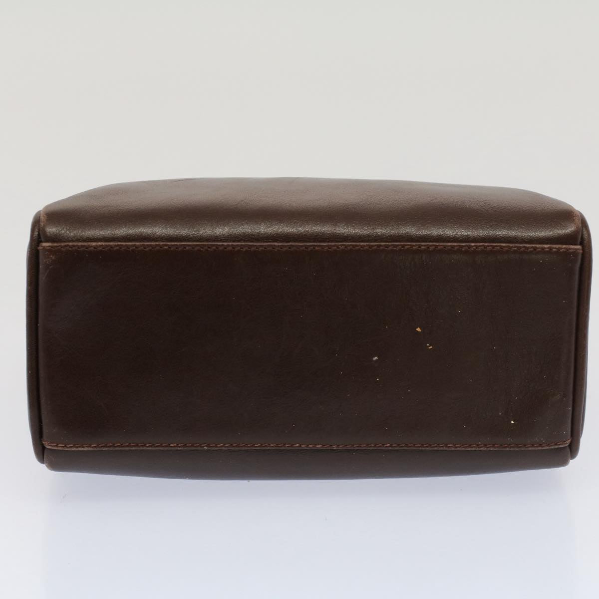 GUCCI Bamboo Hand Bag Leather 2way Brown 007 122 0232 53076