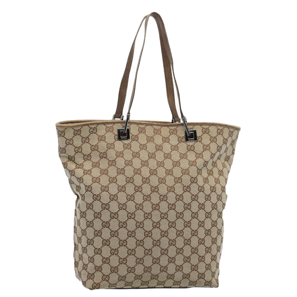 GUCCI GG Canvas Tote Bag Beige 31243 53080