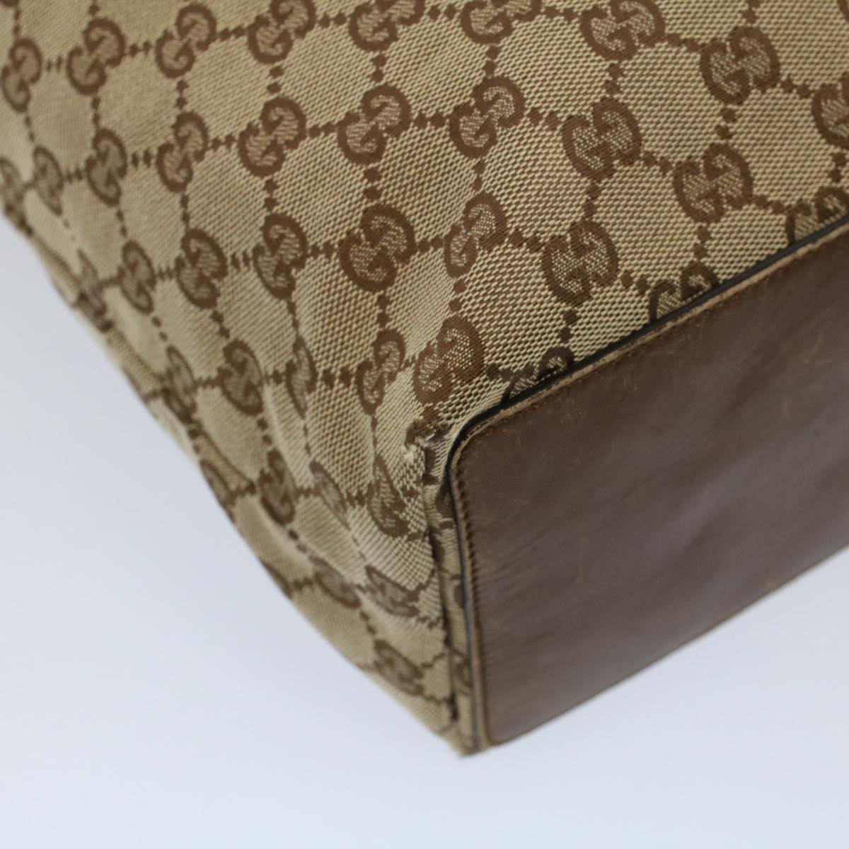 GUCCI GG Canvas Tote Bag Beige 31243 53080