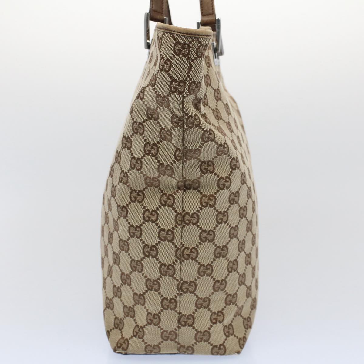 GUCCI GG Canvas Tote Bag Beige 31243 53080