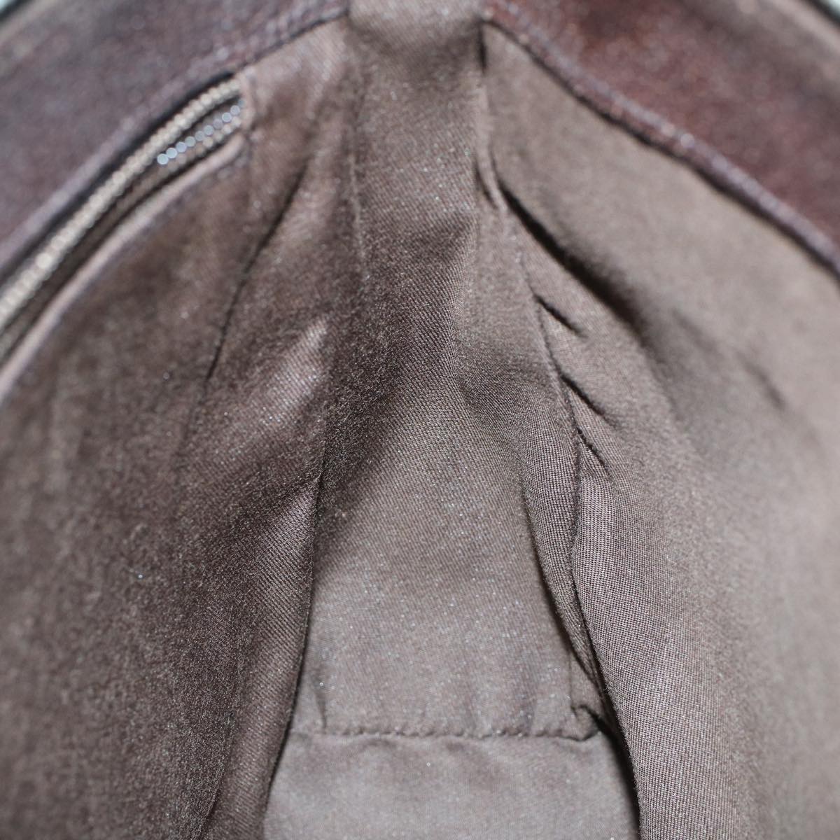 GUCCI GG Canvas Shoulder Bag Beige Brown 53131