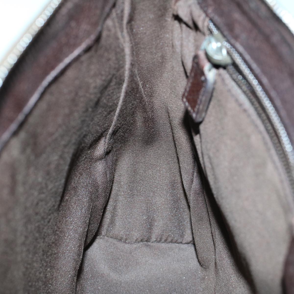 GUCCI GG Canvas Shoulder Bag Beige Brown 53131