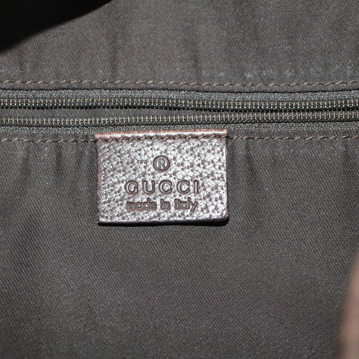 GUCCI GG Canvas Tote Bag Beige Brown 53263