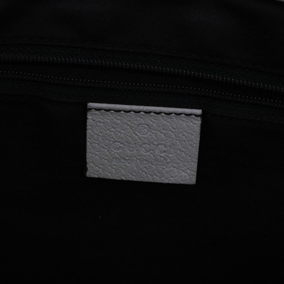 GUCCI GG Canvas Hand Bag Beige White 53266