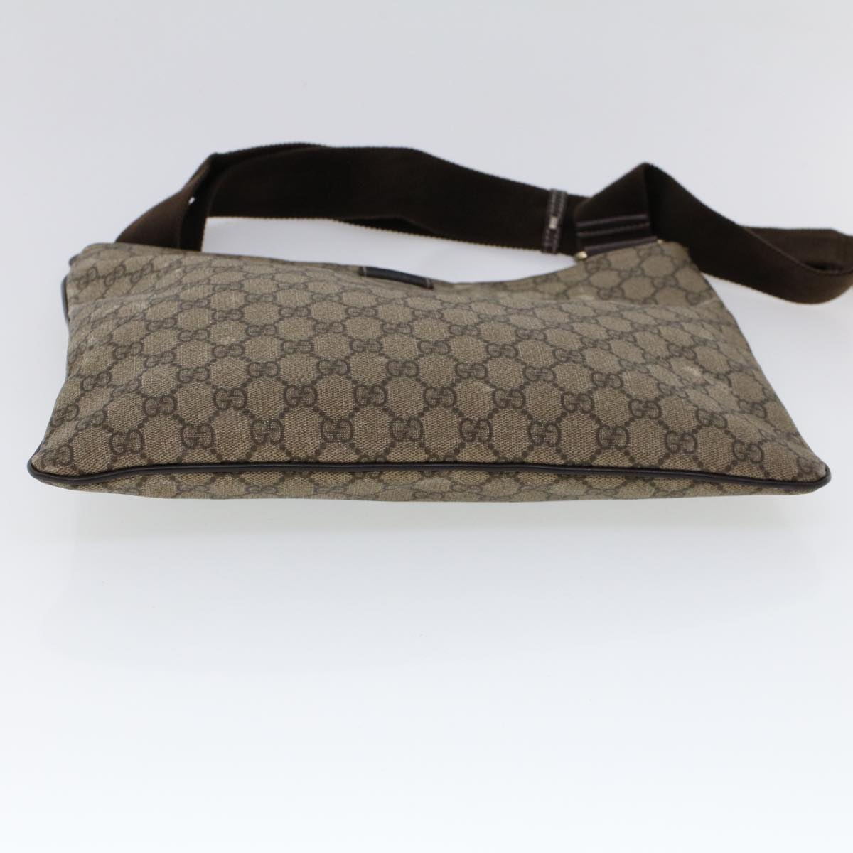 GUCCI GG Canvas Shoulder Bag Coated Canvas Beige 53267