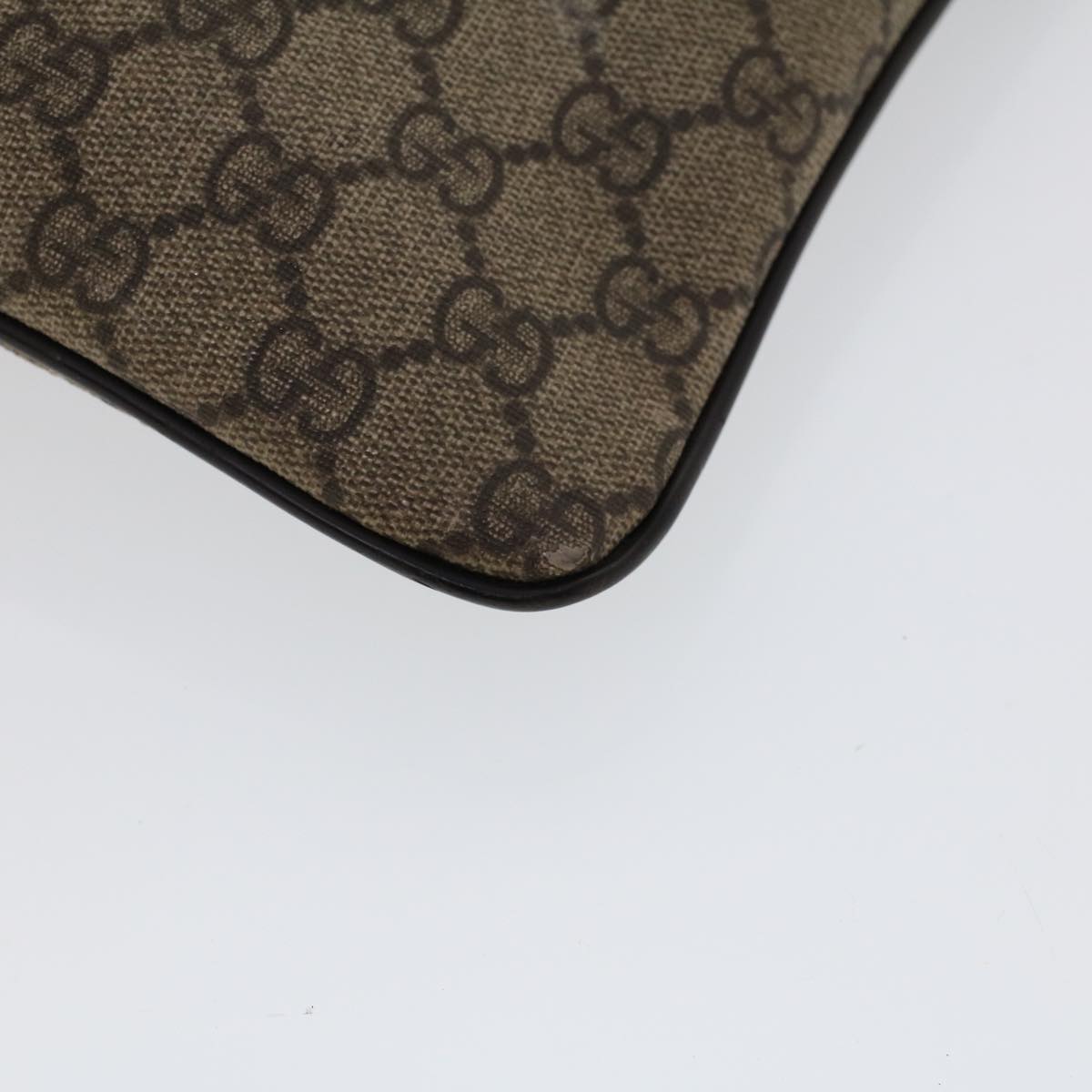 GUCCI GG Canvas Shoulder Bag Coated Canvas Beige 53267