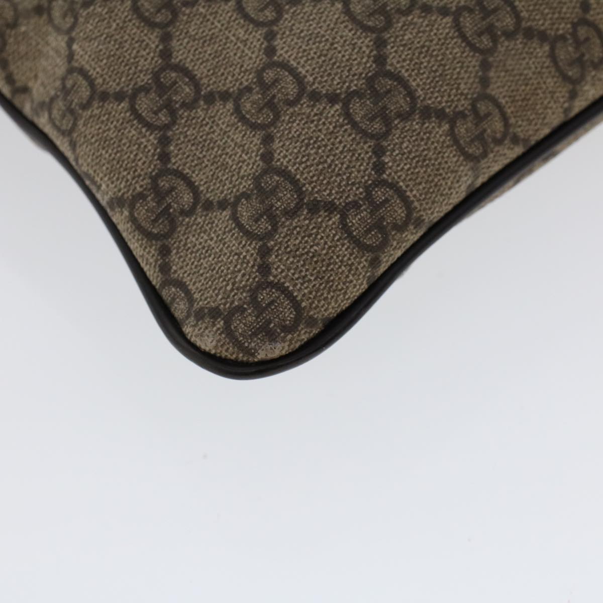 GUCCI GG Canvas Shoulder Bag Coated Canvas Beige 53267