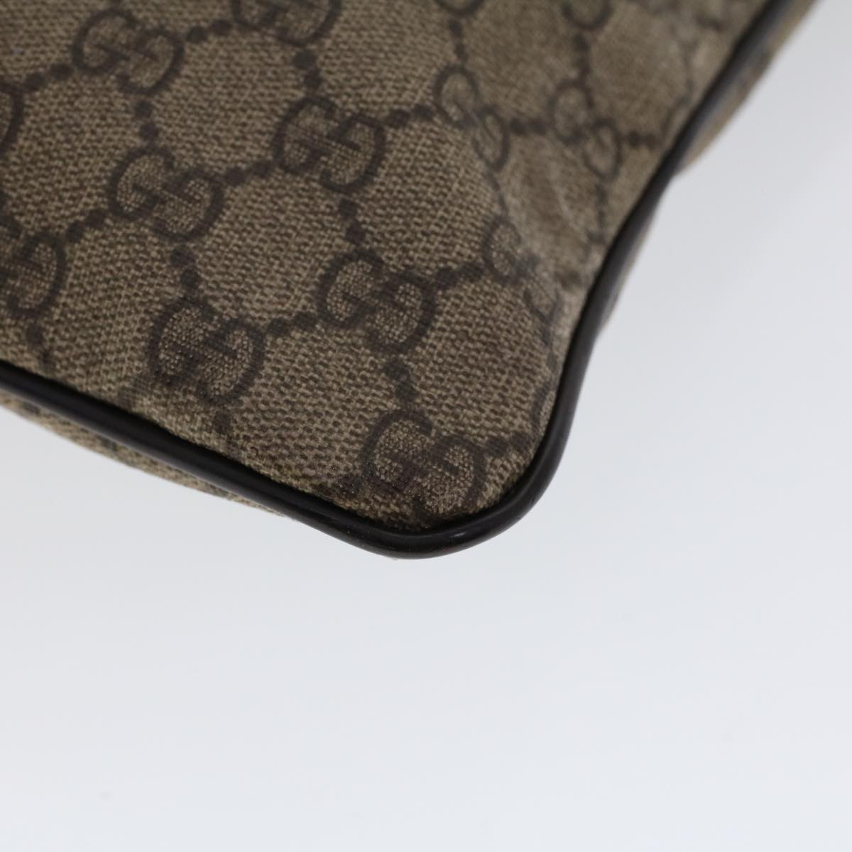 GUCCI GG Canvas Shoulder Bag Coated Canvas Beige 53267