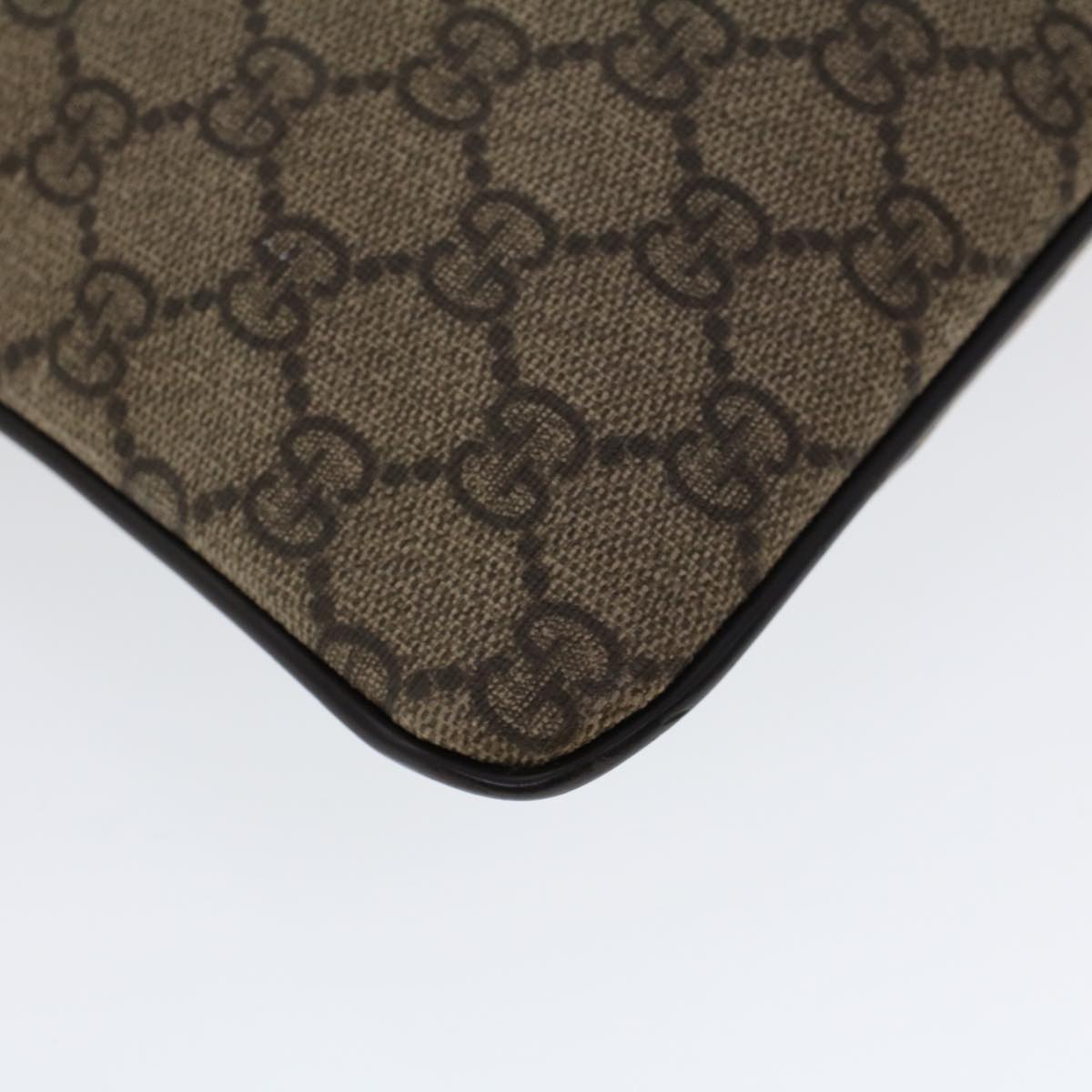 GUCCI GG Canvas Shoulder Bag Coated Canvas Beige 53267