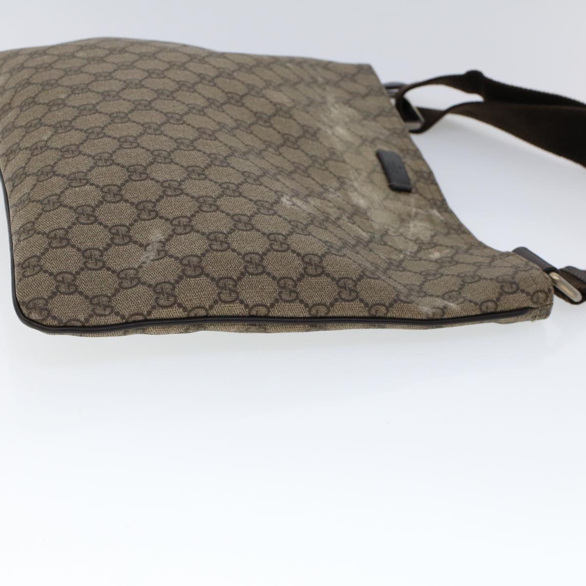 GUCCI GG Canvas Shoulder Bag Coated Canvas Beige 53267