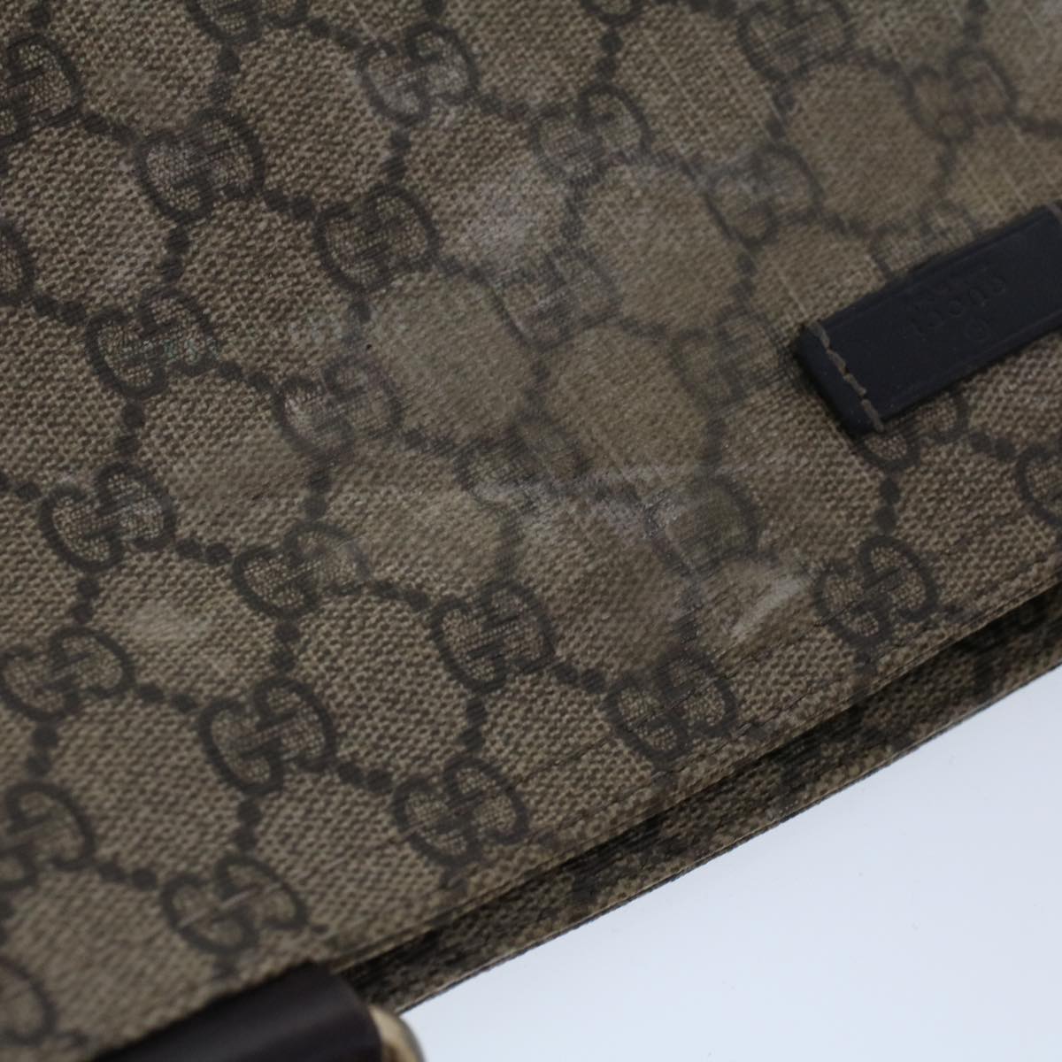 GUCCI GG Canvas Shoulder Bag Coated Canvas Beige 53267