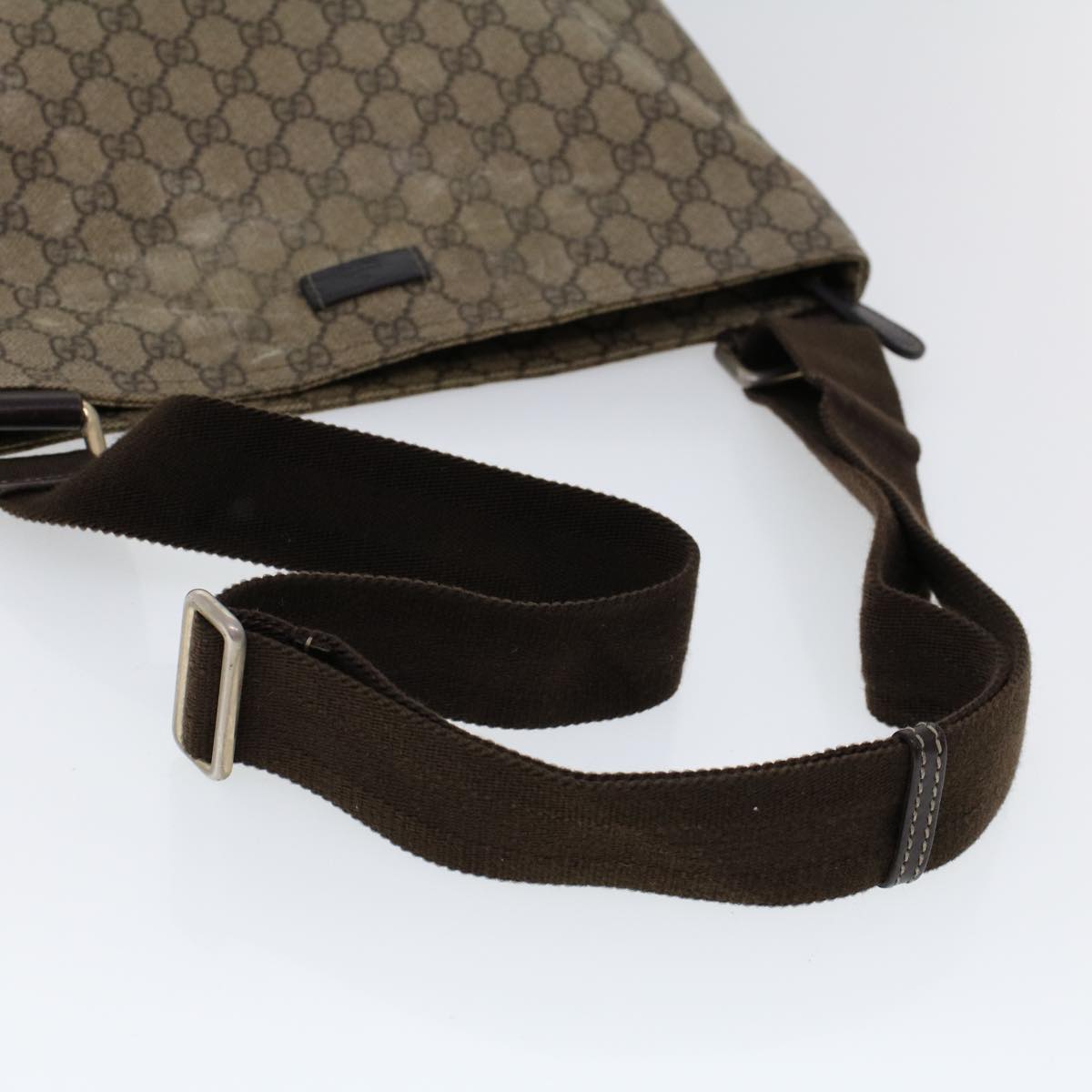 GUCCI GG Canvas Shoulder Bag Coated Canvas Beige 53267