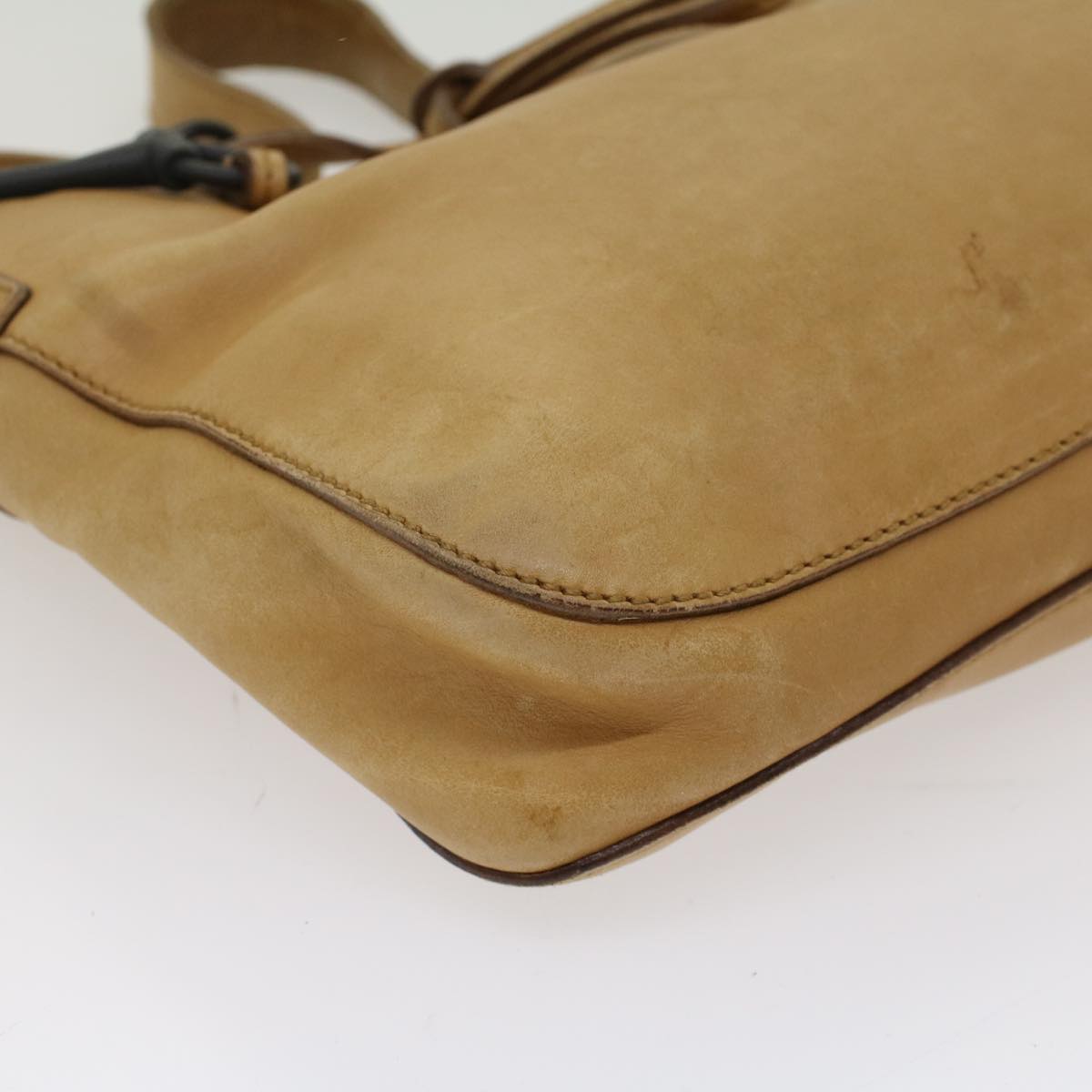 GUCCI Shoulder Bag Leather Brown 101975 53275