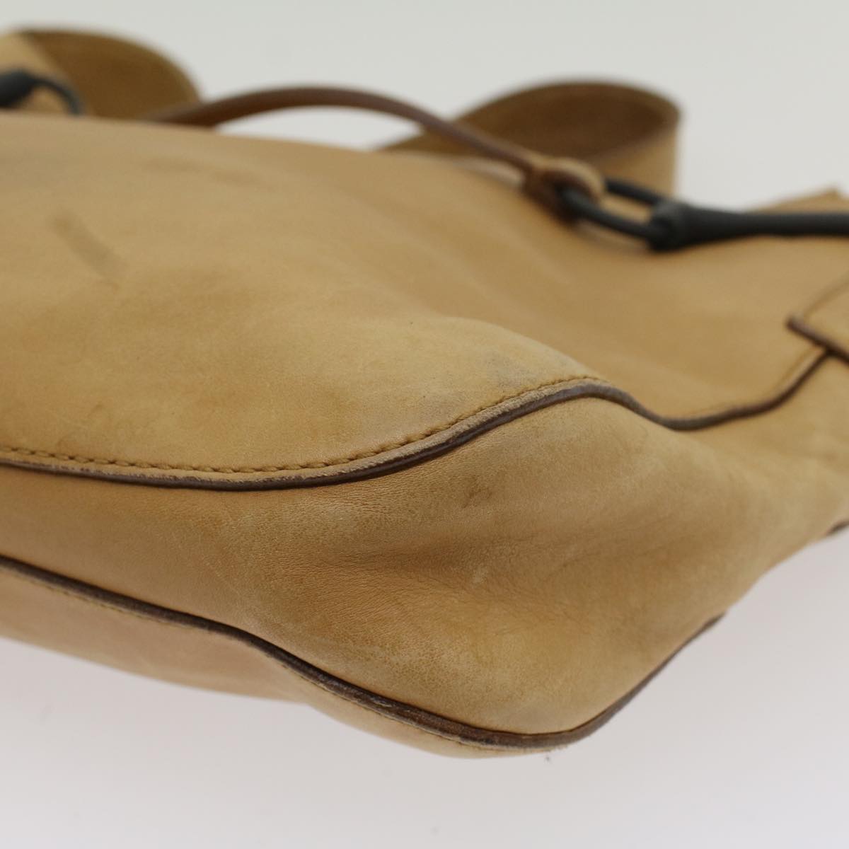 GUCCI Shoulder Bag Leather Brown 101975 53275