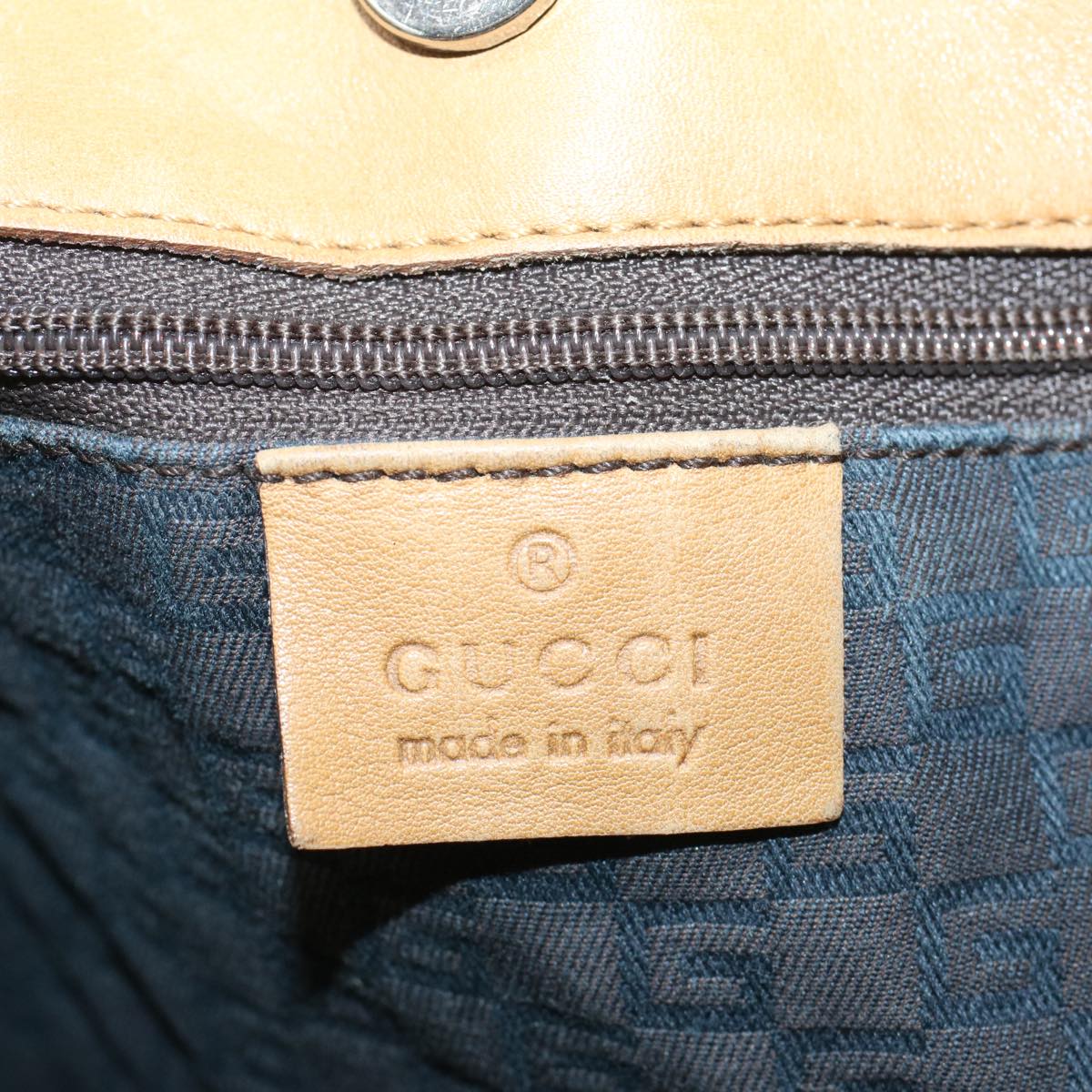 GUCCI Shoulder Bag Leather Brown 101975 53275