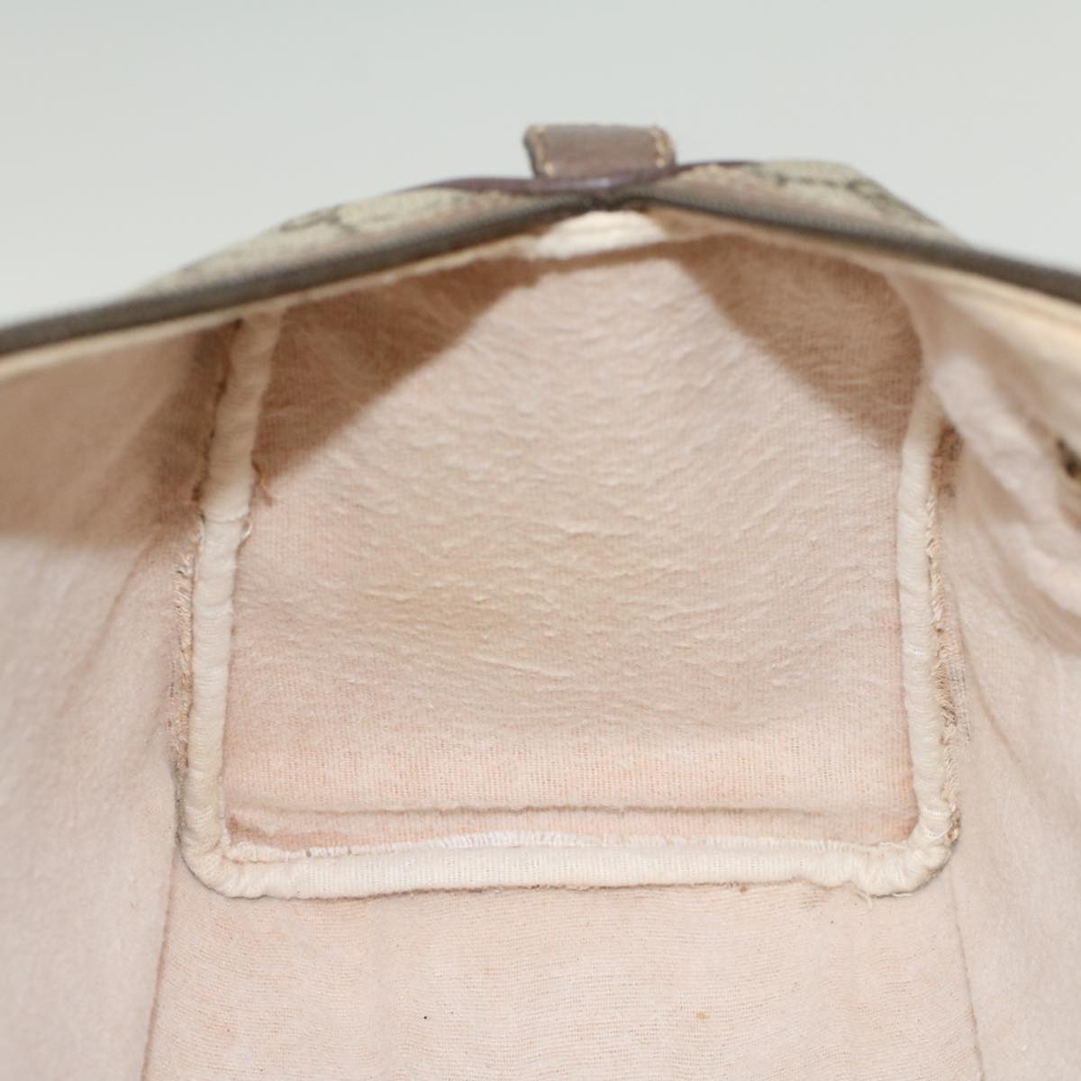 GUCCI GG Canvas Boston Bag PVC Leather Beige 002 615 6842 53342