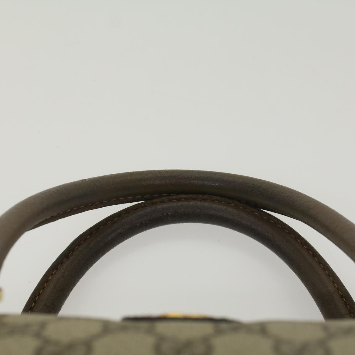 GUCCI GG Canvas Boston Bag PVC Leather Beige 002 615 6842 53342