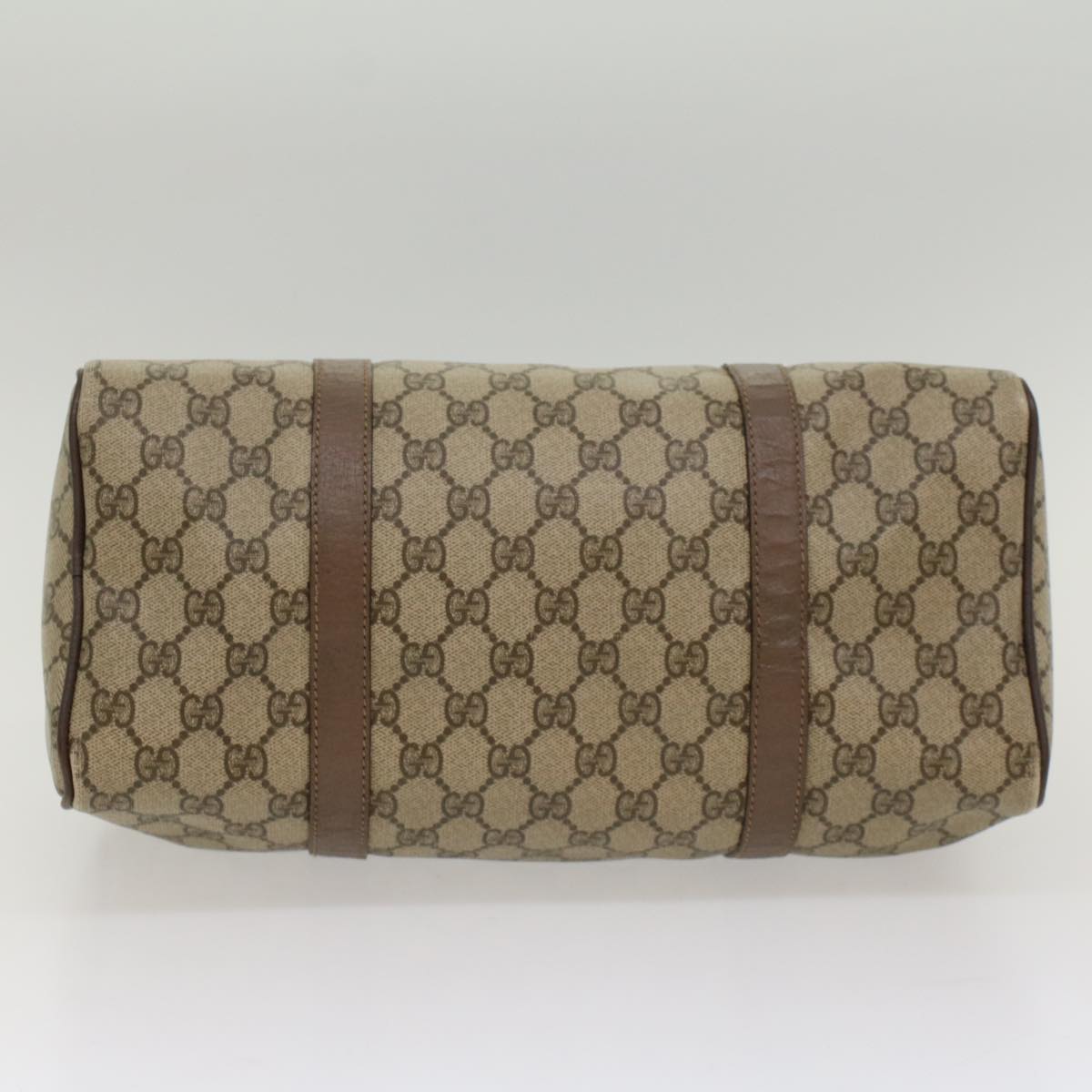 GUCCI GG Canvas Boston Bag PVC Leather Beige 002 615 6842 53342