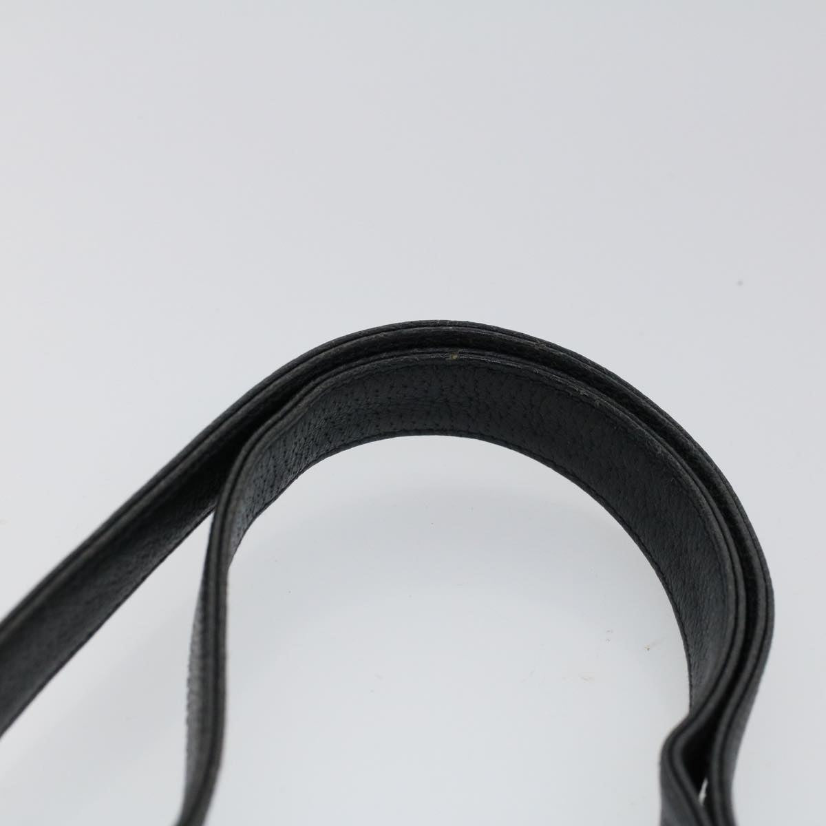 GUCCI GG Canvas Shoulder Bag PVC Leather Navy 53390