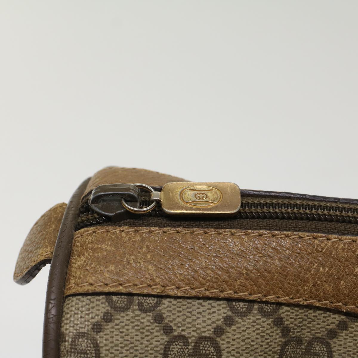 GUCCI GG Canvas Web Sherry Line Boston Bag Beige Red Green 39 02 006 53392