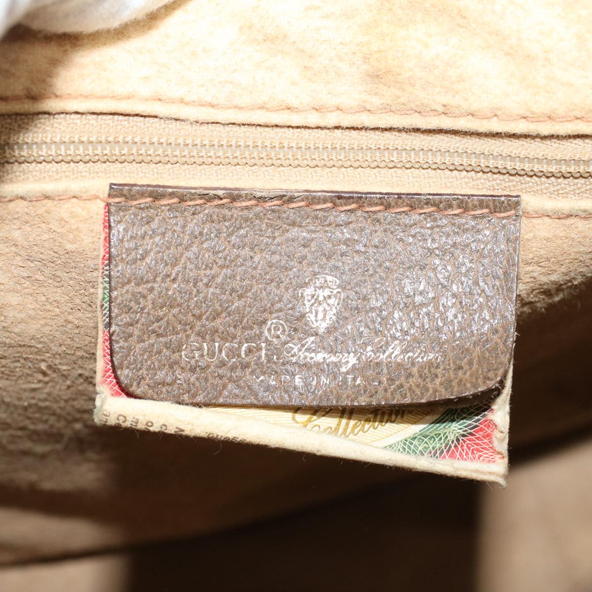 GUCCI GG Canvas Web Sherry Line Boston Bag Beige Red Green 39 02 006 53392