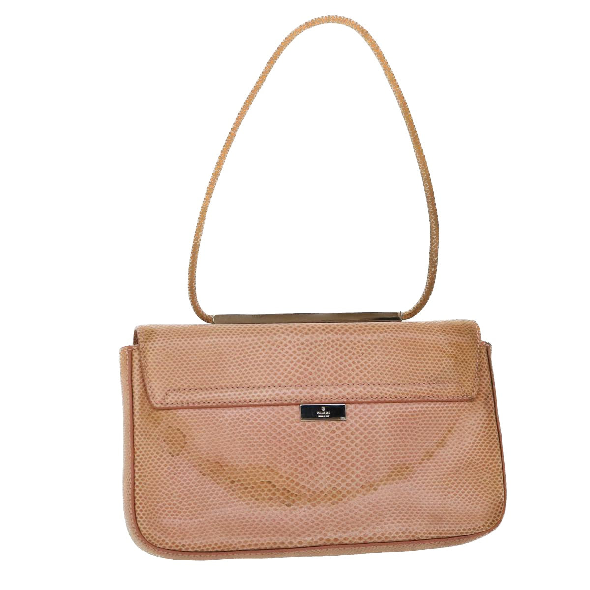 GUCCI Hand Bag Leather Pink 53646
