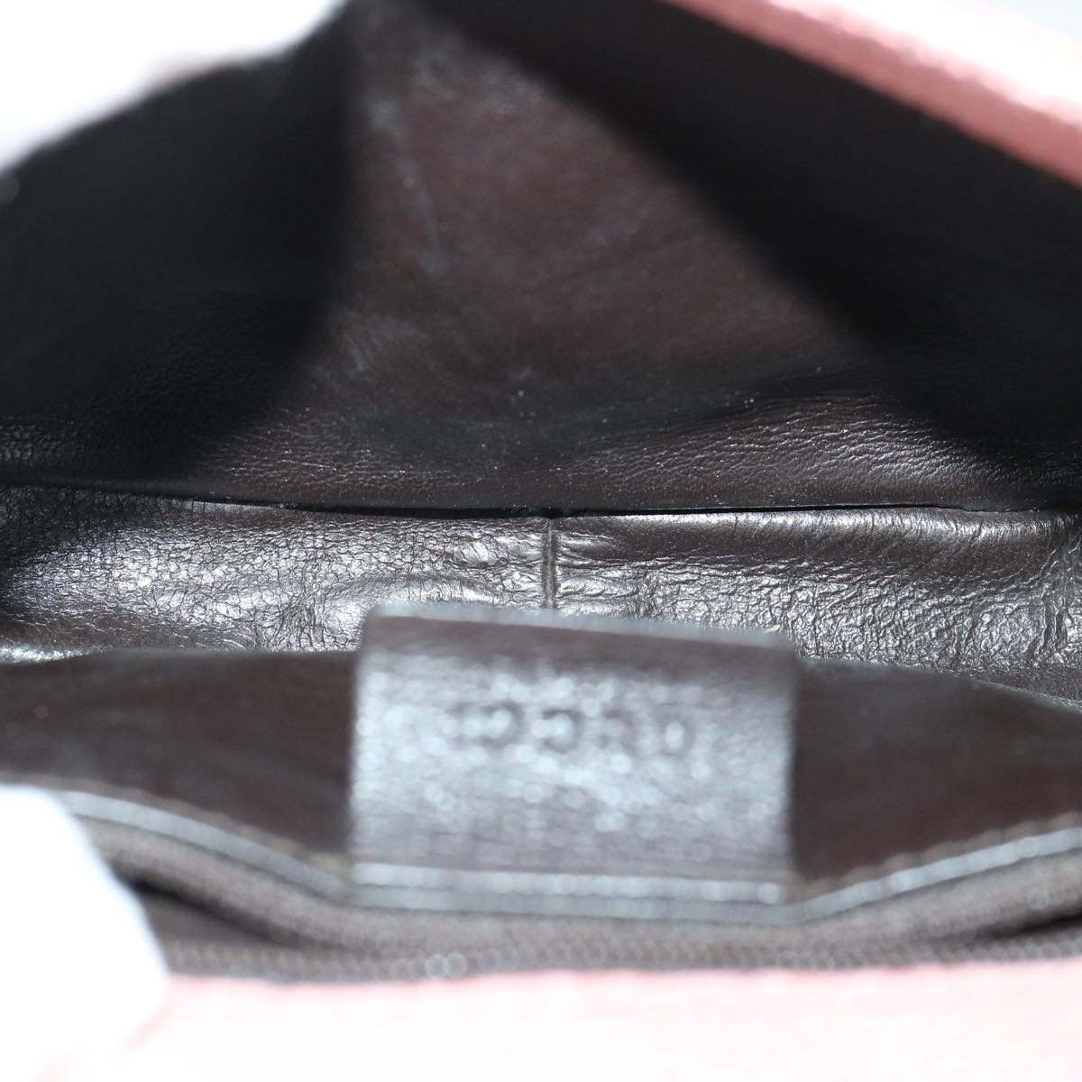 GUCCI Hand Bag Leather Pink 53646