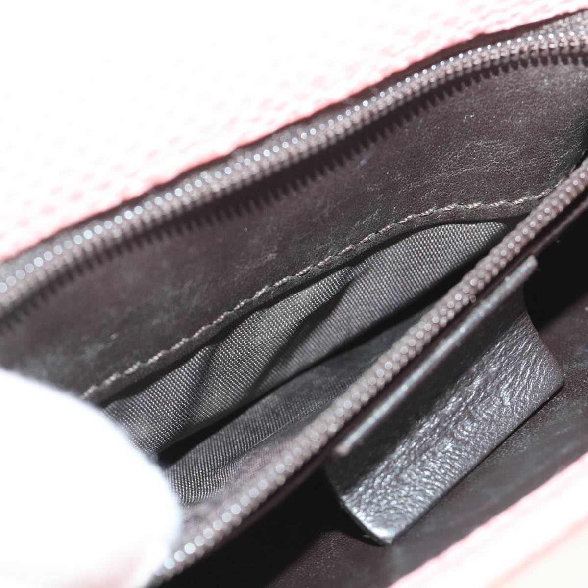 GUCCI Hand Bag Leather Pink 53646