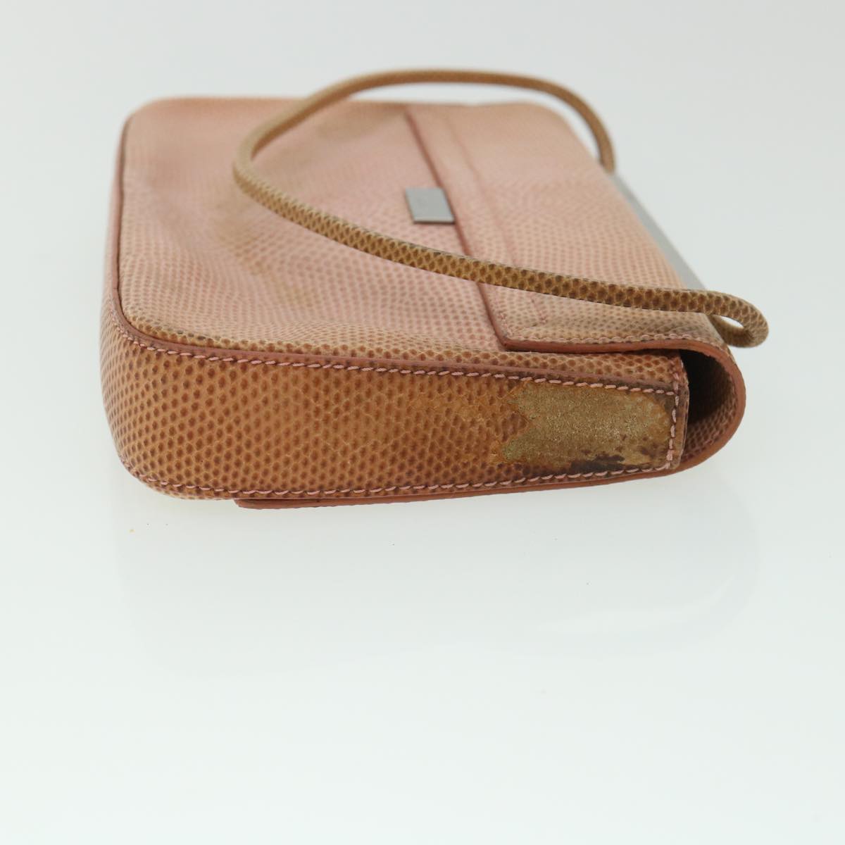 GUCCI Hand Bag Leather Pink 53646