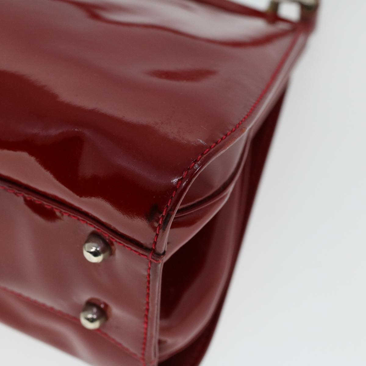 GUCCI Hand Bag Patent leather Red 000 781 0301 53652