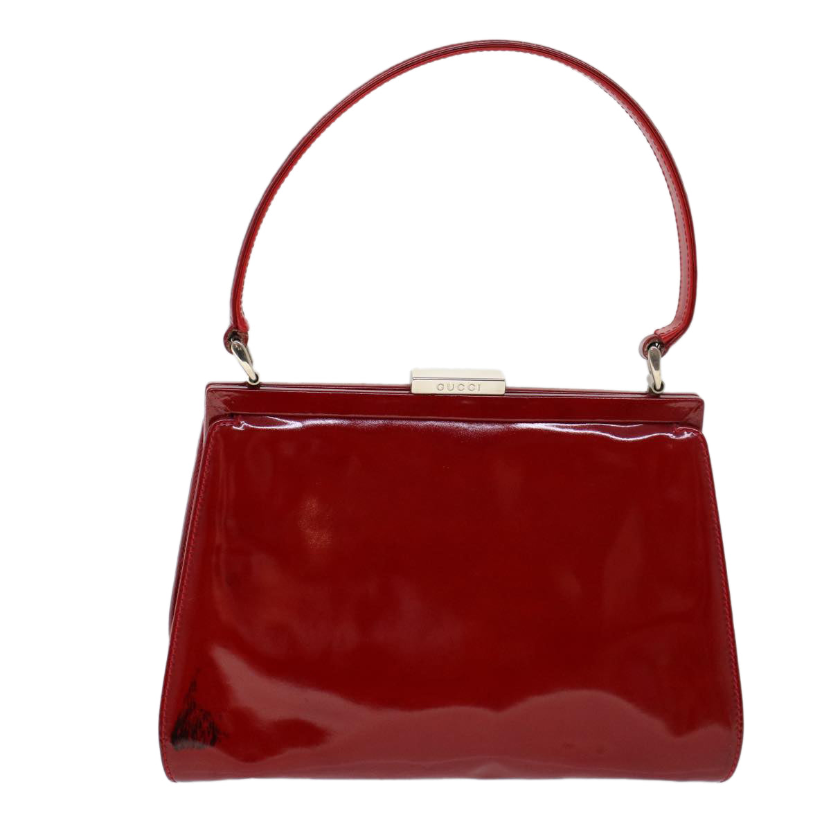 GUCCI Hand Bag Patent leather Red 000 781 0301 53652