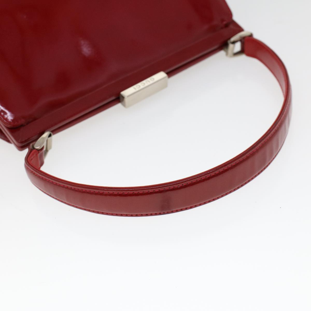 GUCCI Hand Bag Patent leather Red 000 781 0301 53652