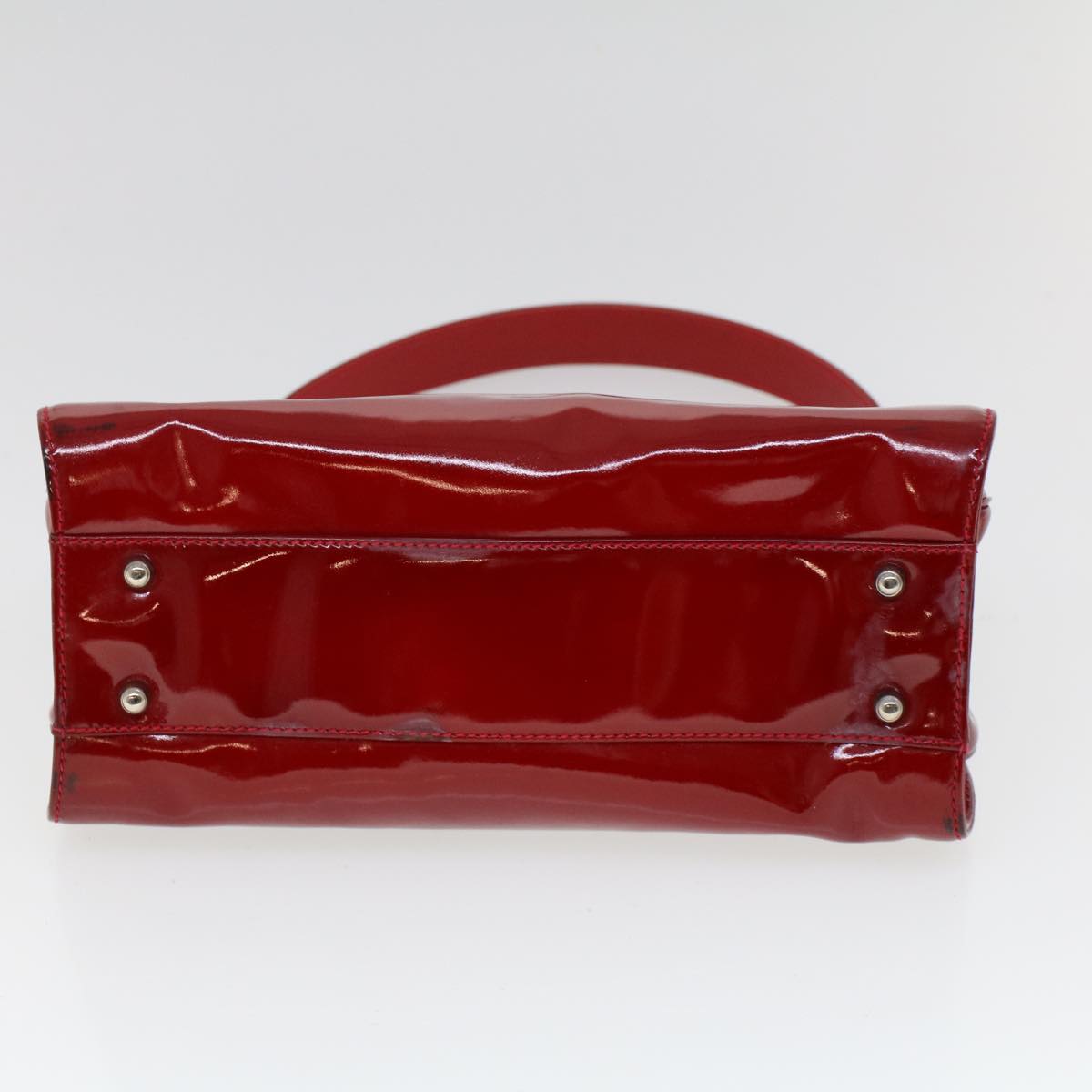 GUCCI Hand Bag Patent leather Red 000 781 0301 53652