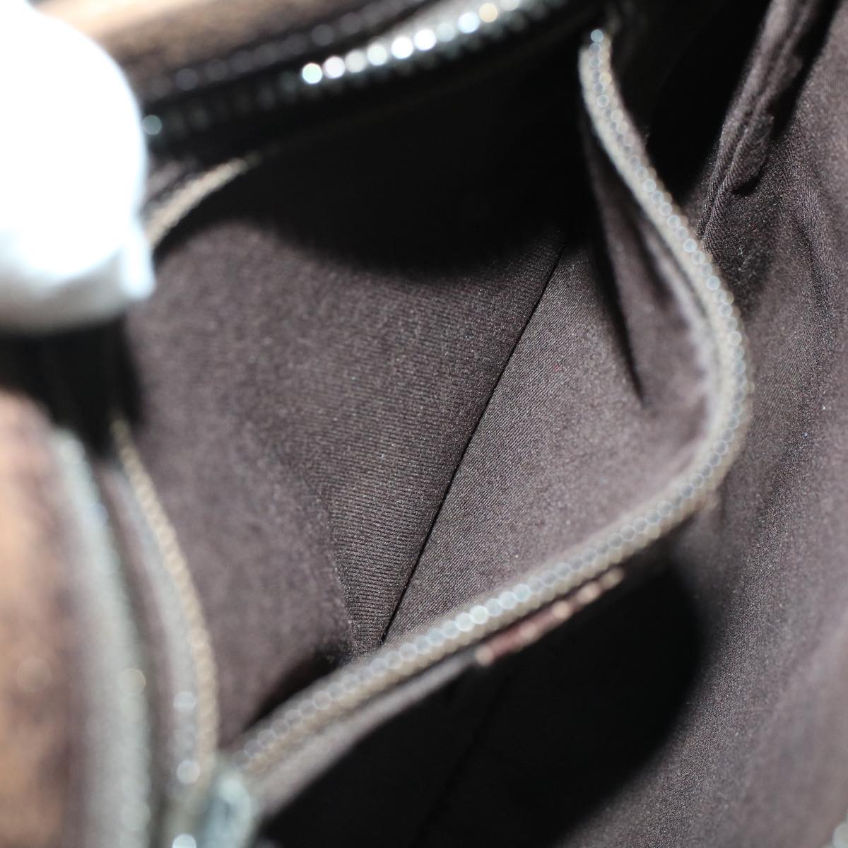 GUCCI GG Canvas Shoulder Bag Canvas Leather Beige Brown 53656