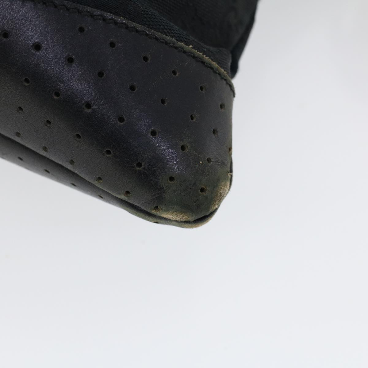 GUCCI GG Canvas Shoulder Bag Black 53665