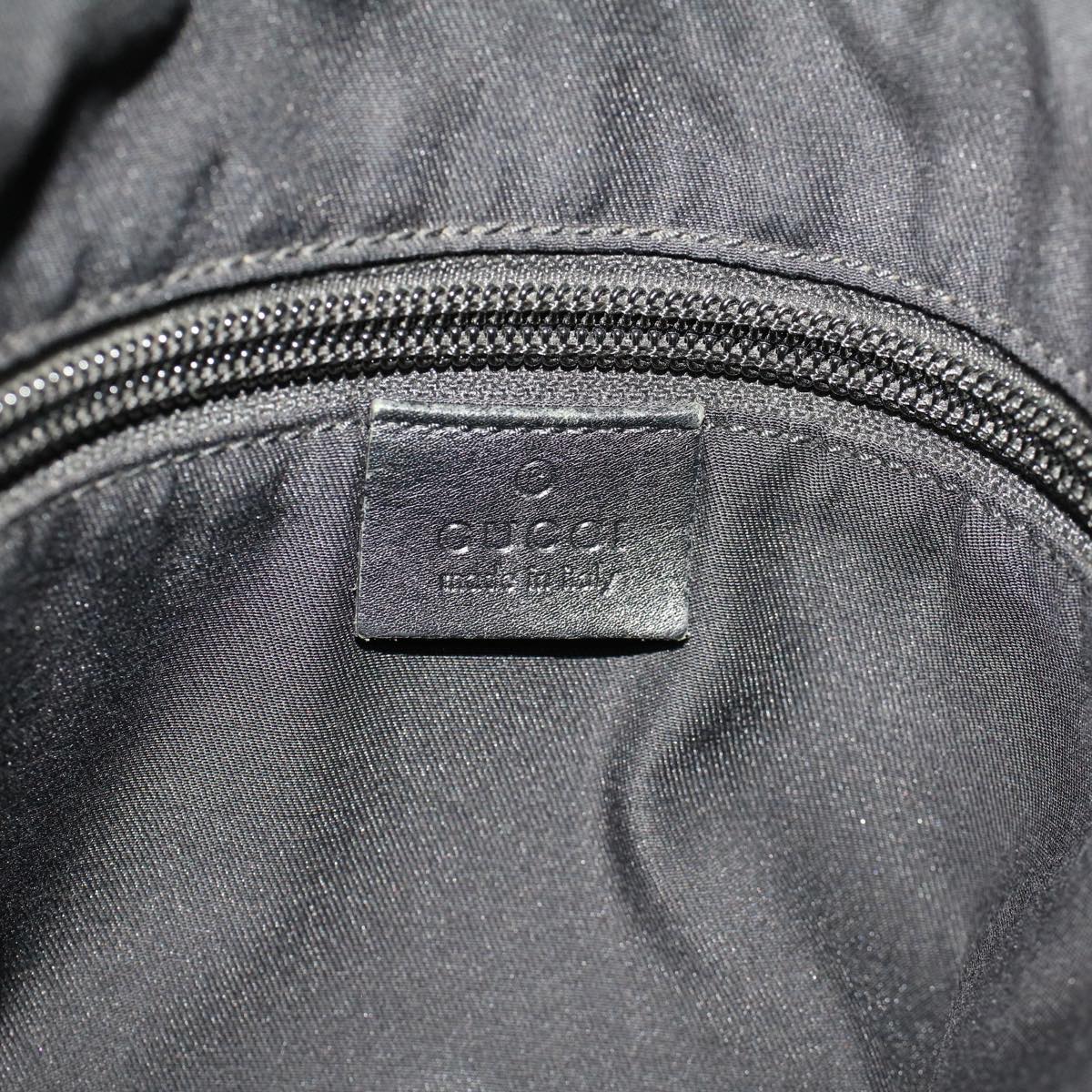 GUCCI GG Canvas Shoulder Bag Black 53665