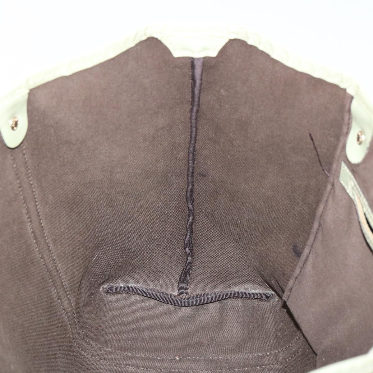 GUCCI GG Canvas Tote Bag PVC Leather Beige 53677